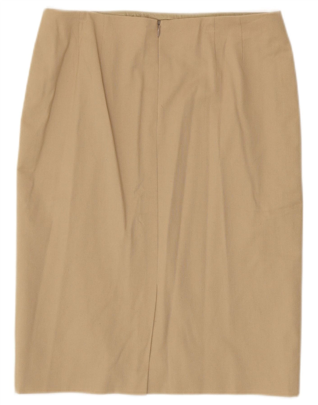Escada Damen Bleistiftrock EU 38 Medium W28 Beige Cotton Classic