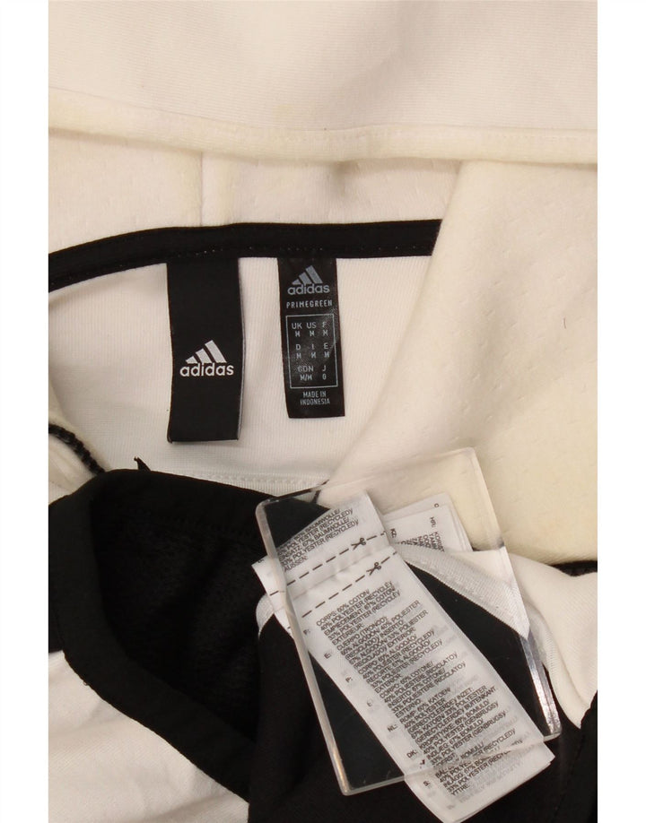 ADIDAS Herren-Trainingsanzug mit Kapuze, Oberjacke, Mittelschwarzes Farbblock-Polyester