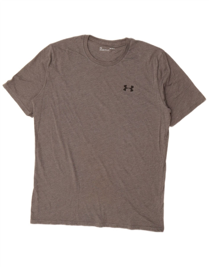 Under Armour Herren T-Shirt Top Large Grau meliert