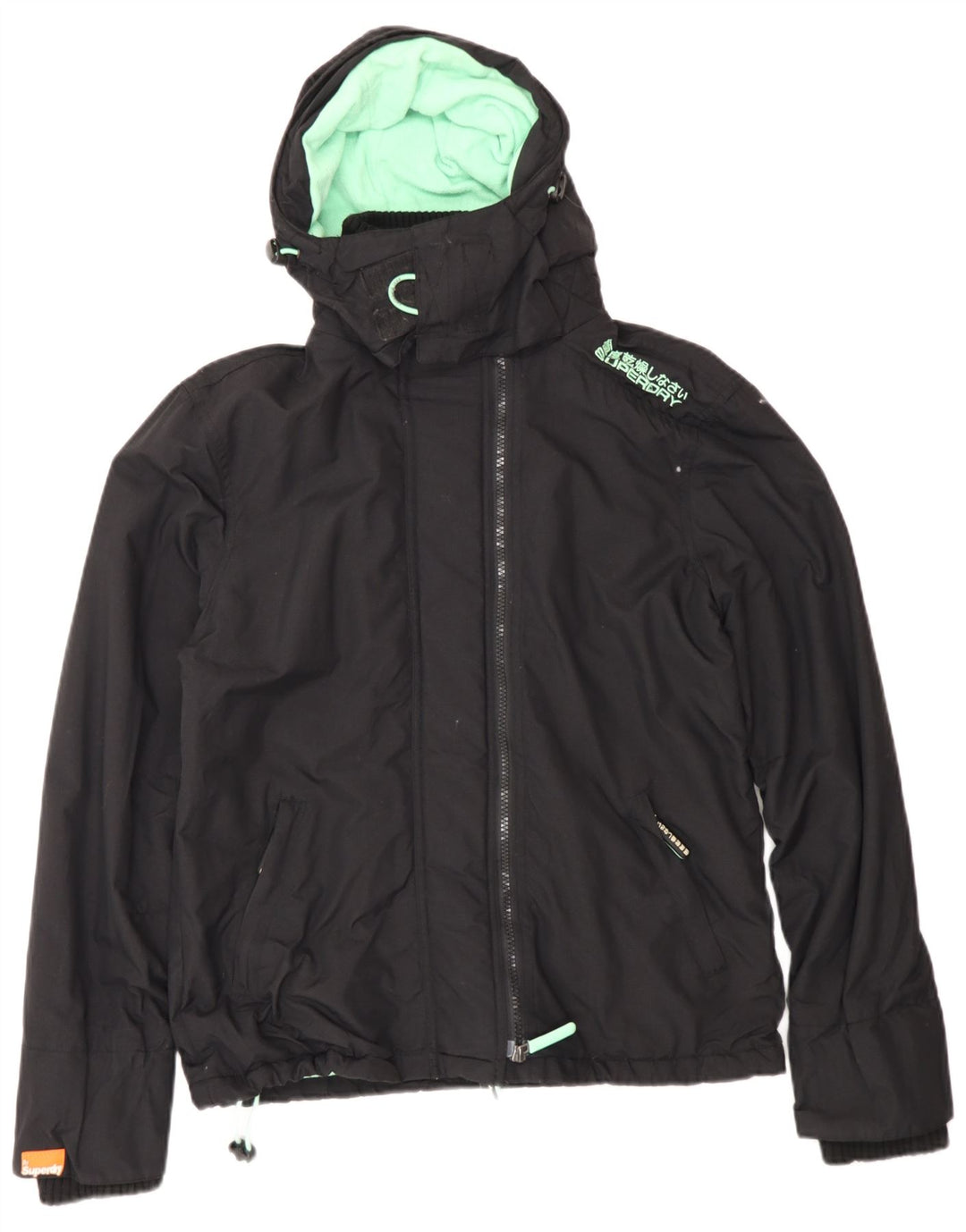 Superdry Damen The Windcheater Windjacke UK 14 Medium Schwarz