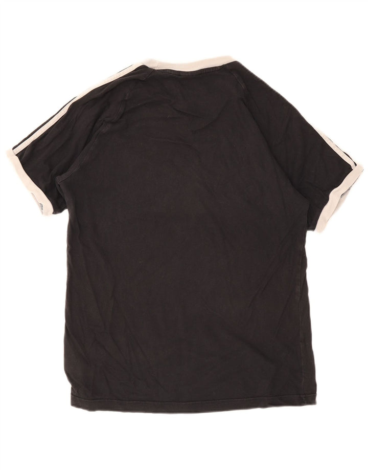 Adidas Herren T-Shirt Top Small Schwarz Baumwolle