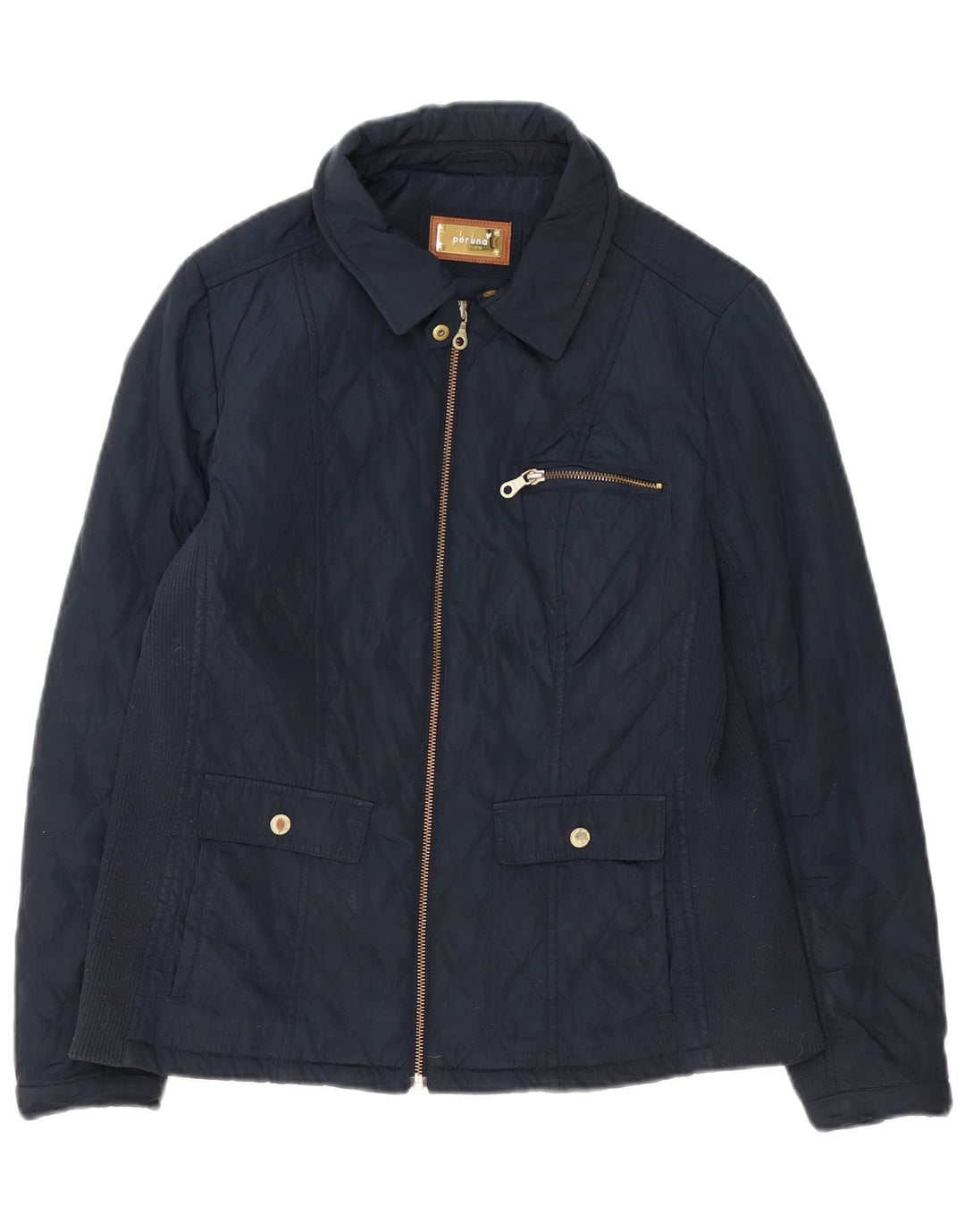 Marks & Spencer Damen Per Una Steppjacke UK 14 Large Marineblau