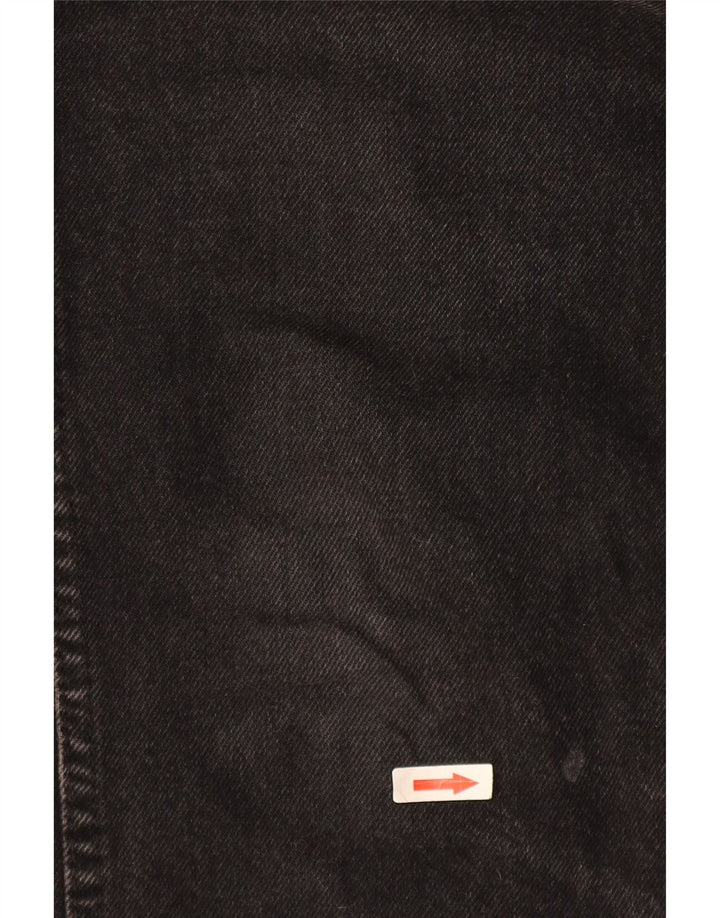Lee Damen Oklahoma Straight Jeans W29 L30 Graue Baumwolle