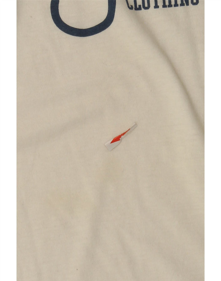 Jack & Jones Herren Grafik T-Shirt Top XL Weiß Polyester
