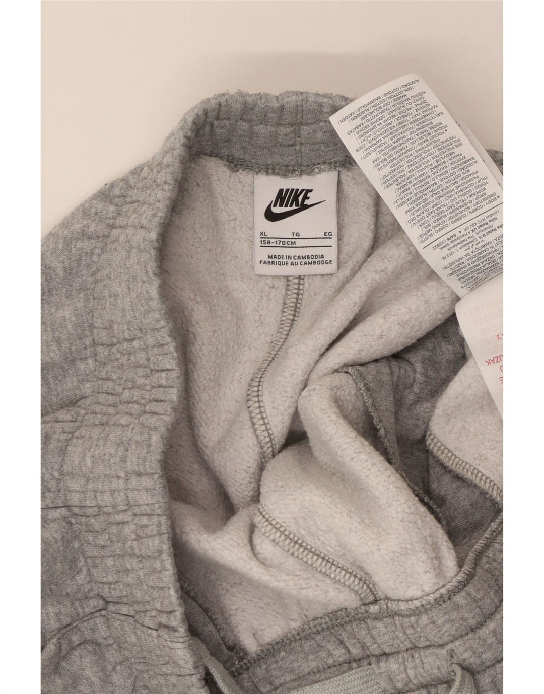 NIKE Cargo-Trainingshose für Jungen, Jogginghose, 13–14 Jahre, XL, Grau meliert