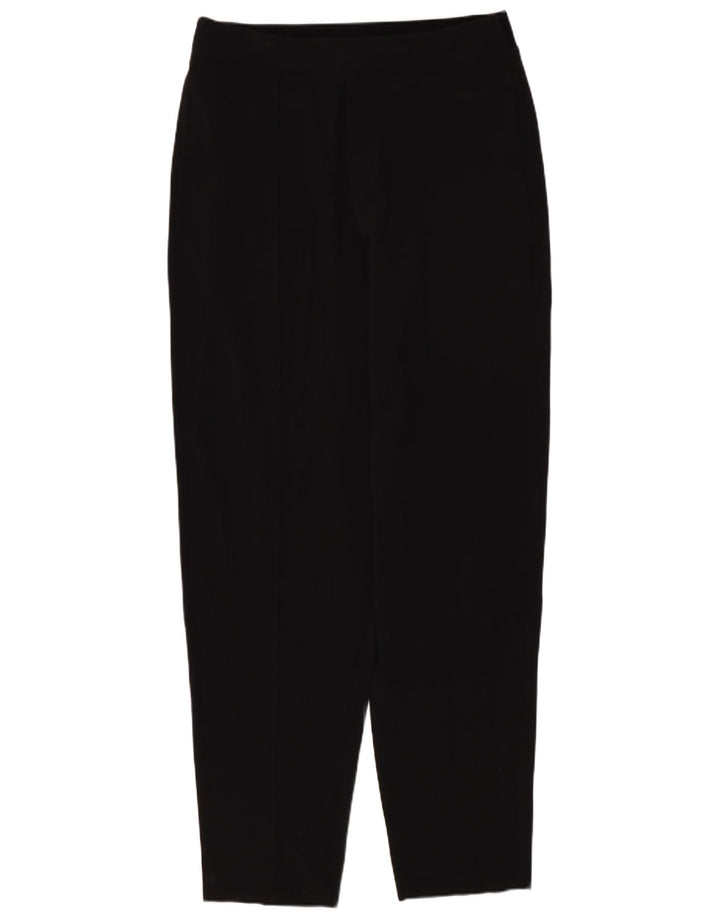 ATHLETA Damen Tapered Chino-Hose US 6 Medium W30 L30 Schwarz Polyester