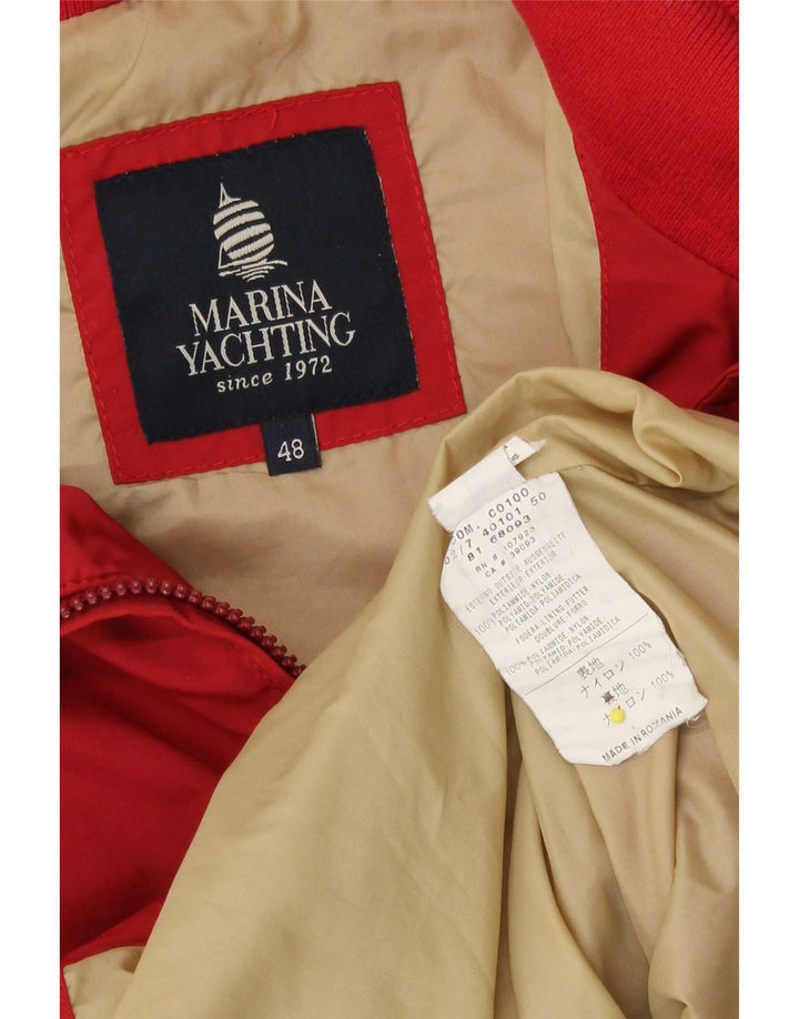 Marina Yachting Herrenweste IT 48 Mittelrotes Polyamid