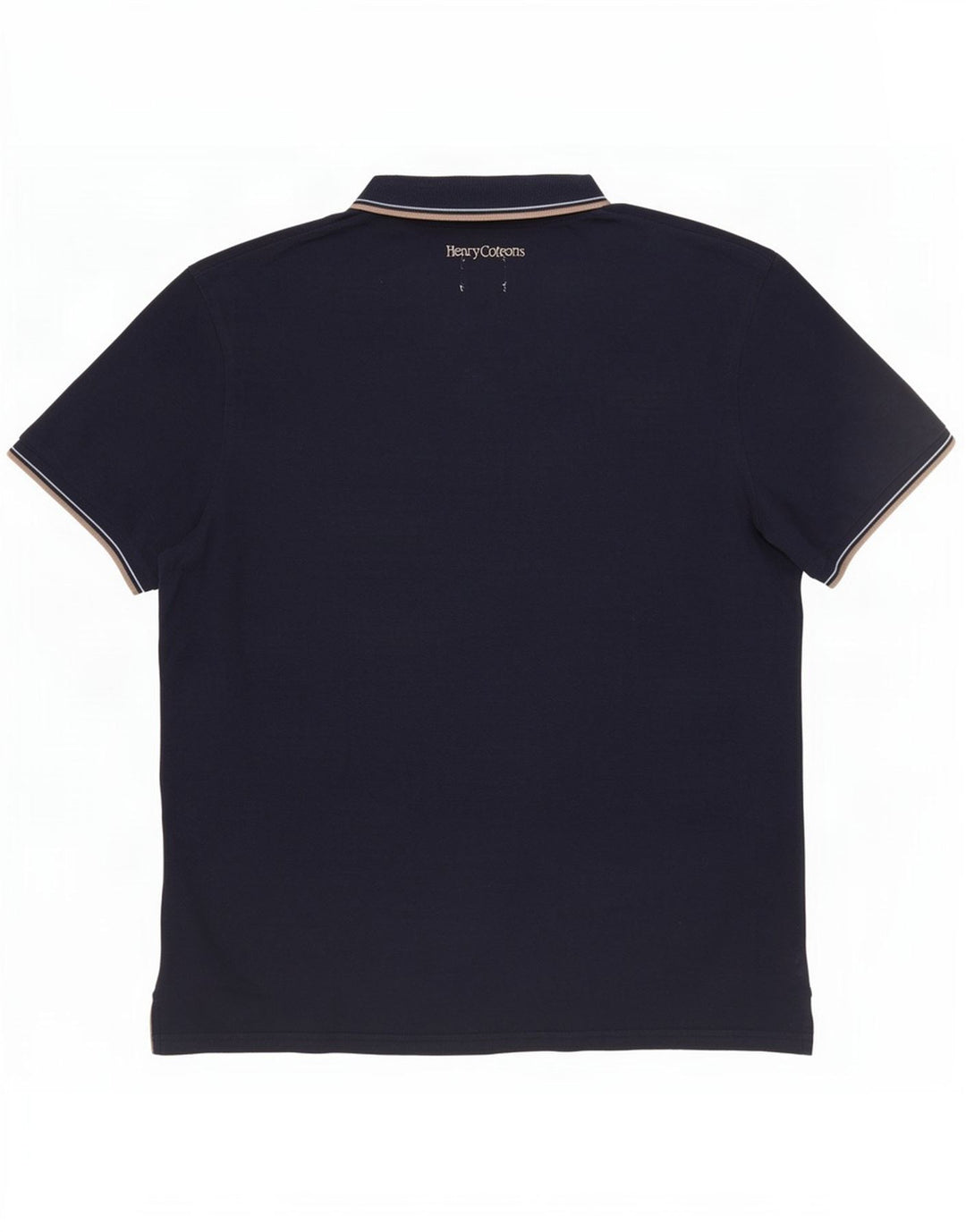 Henry Cottons Herren-Poloshirt, groß, Marineblau