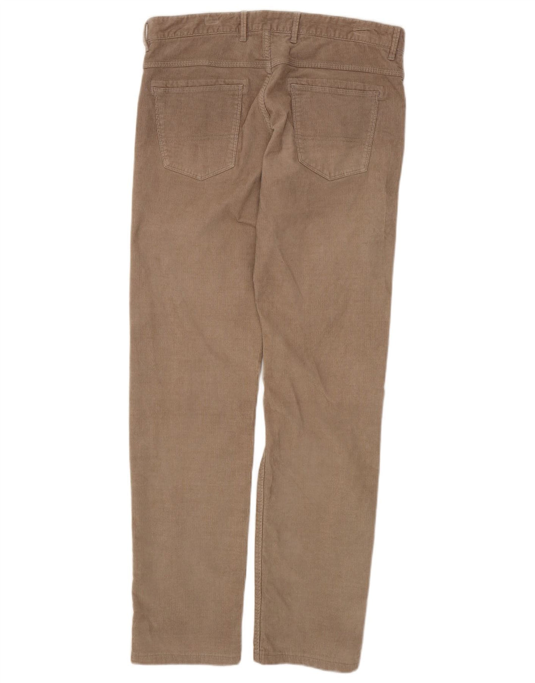 MASSIMO DUTTI Herren gerade Cordhose EU 40 Medium W33 L31 Beige