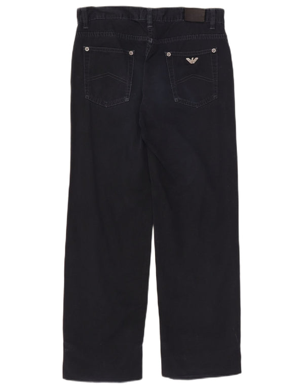 Armani Teen Girls Straight Casual Hose 12–13 Jahre W28 L26 Marineblau