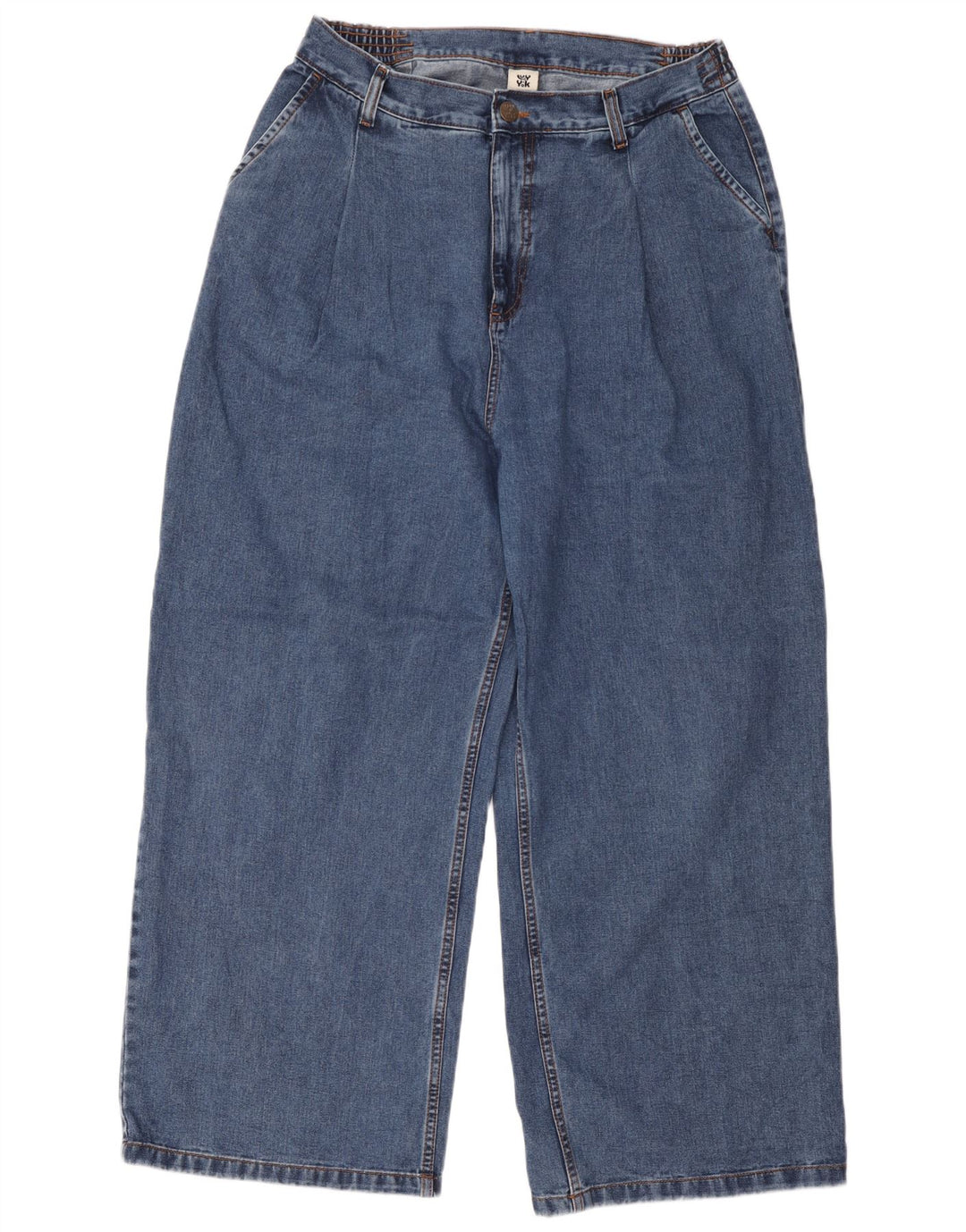 Lucy & Yak Herren-Loose-Jeans W36 L29 Blaue Baumwolle