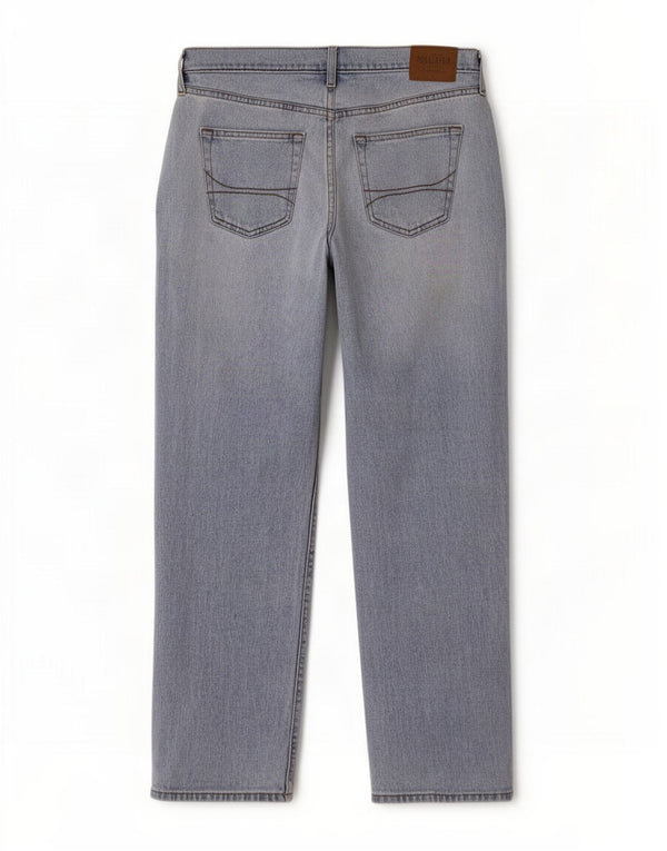 Hollister Herren Loose Jeans W30 L32 Blaue Baumwolle