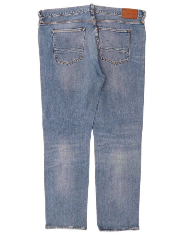 Tommy Hilfiger Herren Bleecker Slim Jeans W36 L30 Blaue Baumwolle
