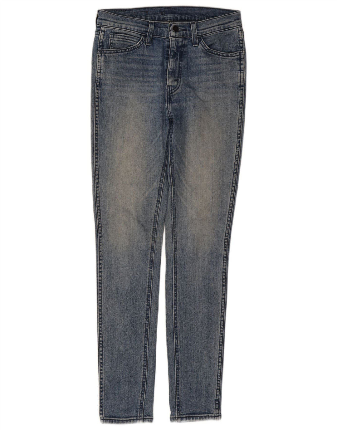 LEVI'S Womens Skinny Jeans W27 L32 Blue Cotton