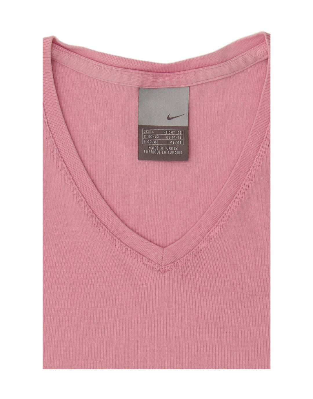 NIKE Womens T-Shirt Top UK 14/16 Medium Pink Vintage Nike and Second-Hand Nike from Messina Hembry 