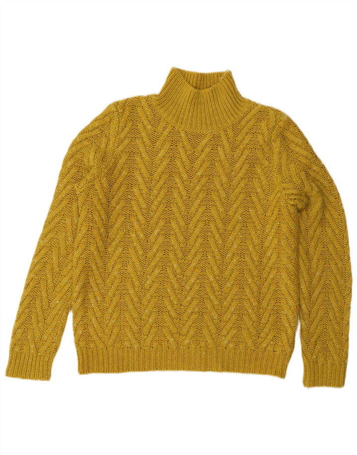 Marks & Spencer Rollkragenpullover für Damen, Gr. 12, Mittelgelb
