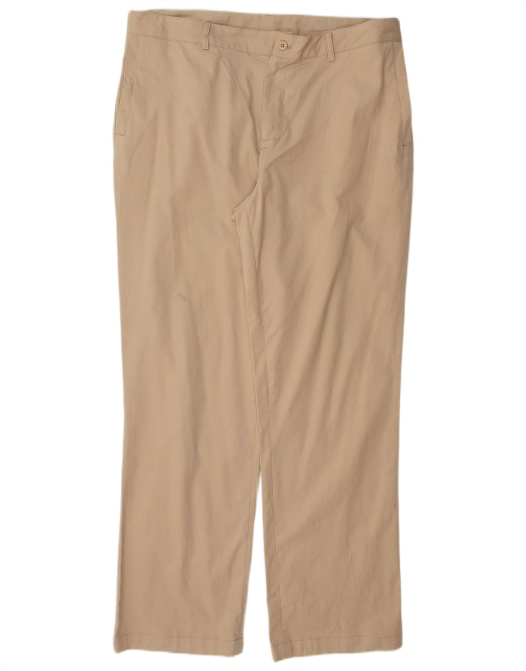 FILA Herren gerade Chinohose W38 L32 Beige Baumwolle