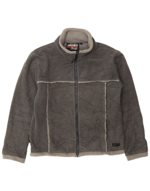 Musto Herren Fleecejacke UK 40 Large Grau