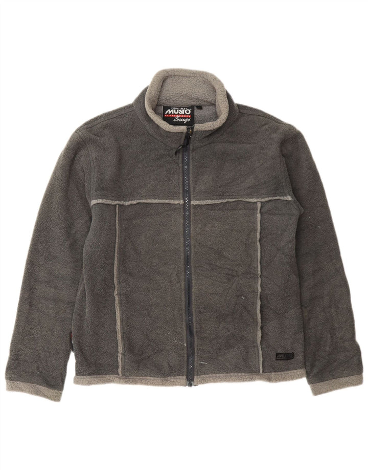 Musto Herren Fleecejacke UK 40 Large Grau