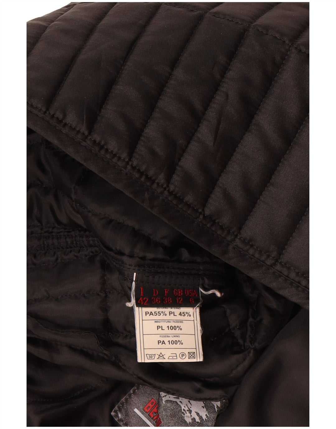 Chateu Beau Cedre Damen Steppweste UK 12 Medium Schwarz Polyamid