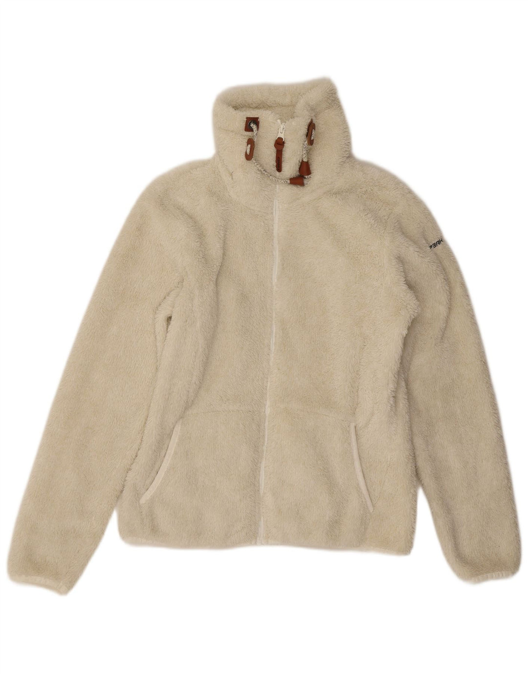 Icepeak Damen Fleecejacke UK 16 Large Off White Polyester