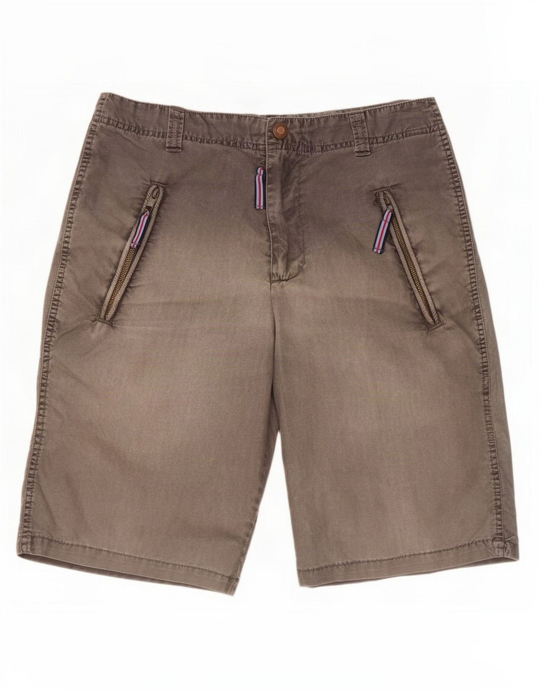 Zara Herren Chinoshorts EU 38 Small W30 Graues Polyester