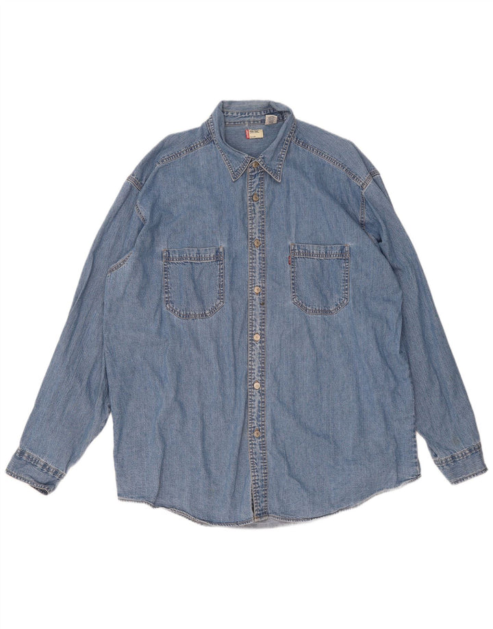 Levi's Herren-Jeanshemd XL aus blauer Baumwolle