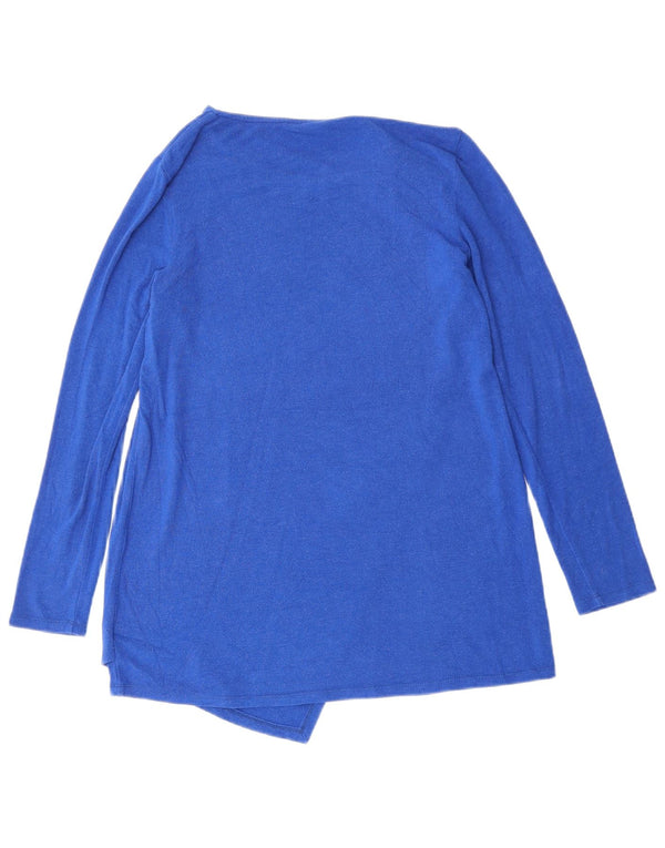 Phase Eight Damen Asymmetrisches Langarm-Tunika-Oberteil UK 14 Large Blau