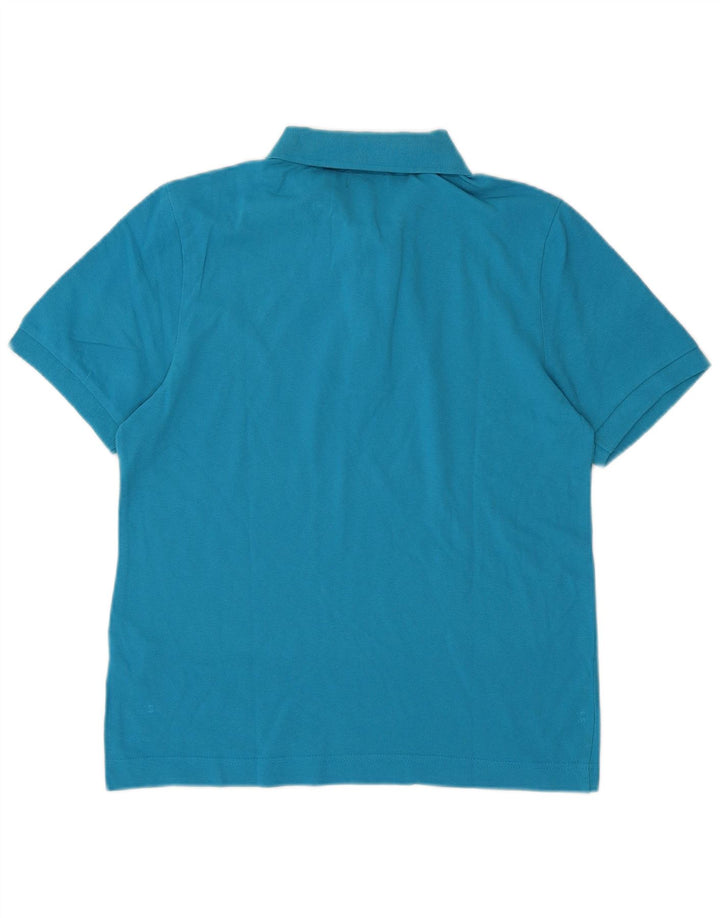 Kappa Herren-Poloshirt, kleine blaue Baumwolle