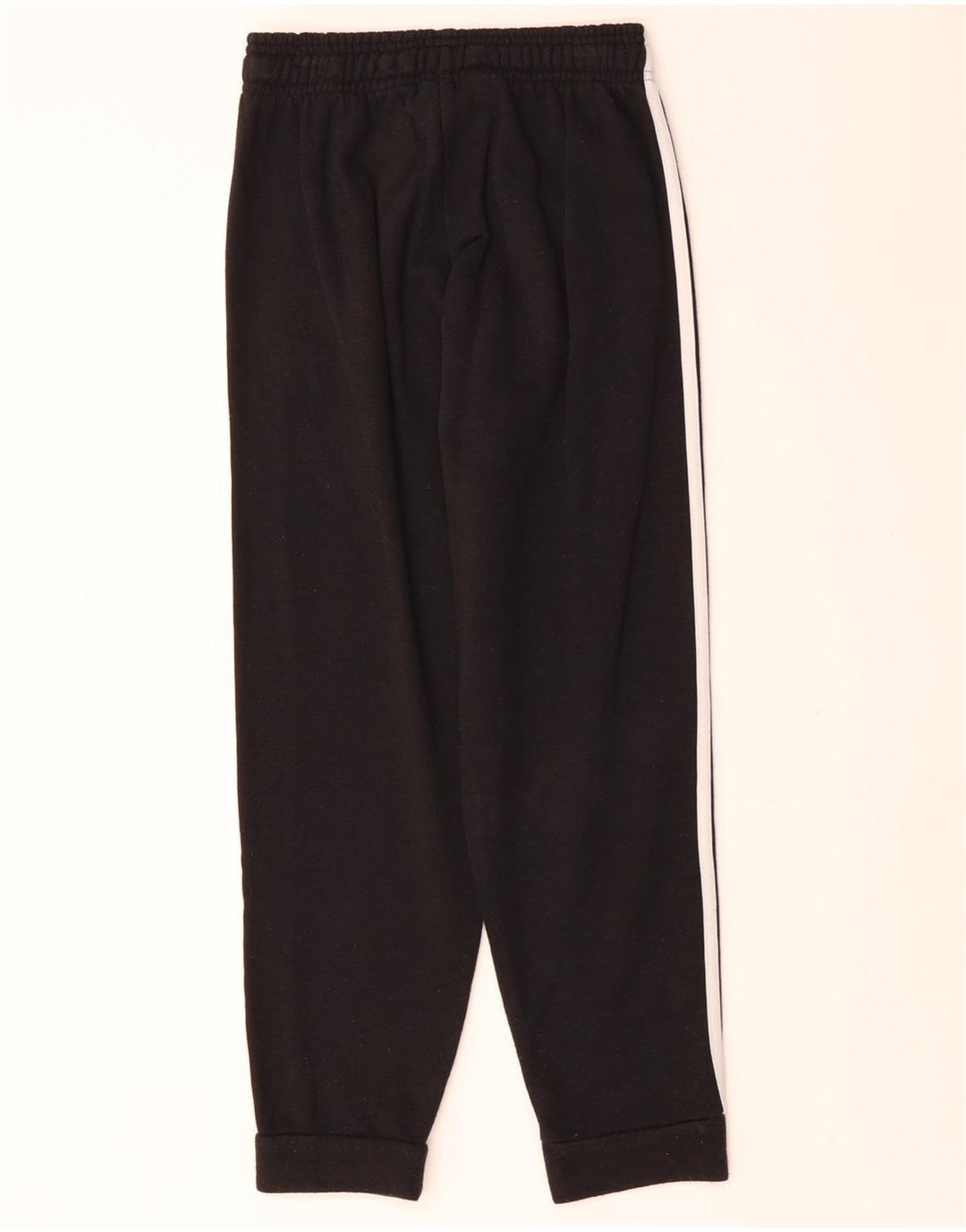 ADIDAS Jungen-Trainingshose, Jogginghose, 11–12 Jahre, schwarze Baumwolle