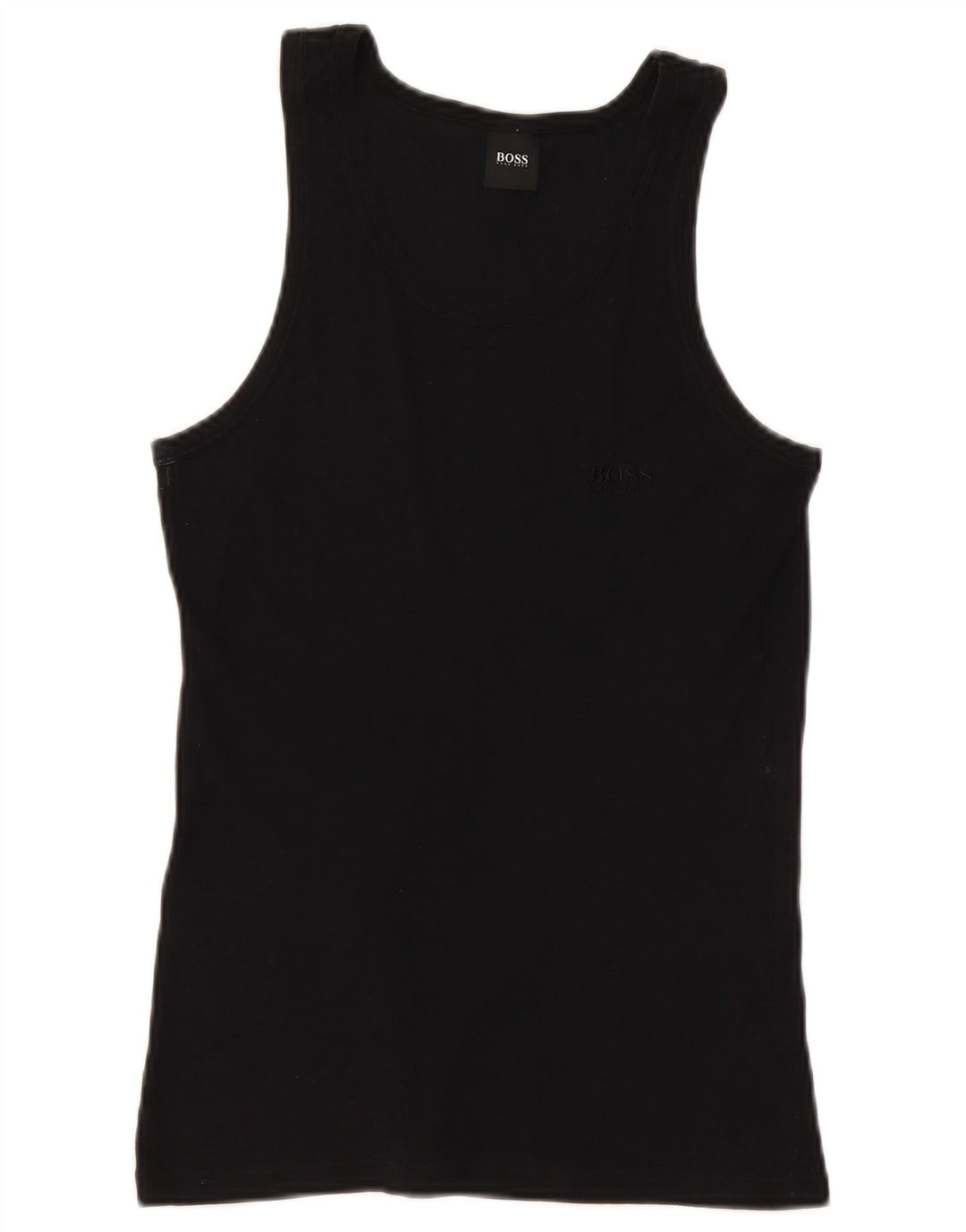 Hugo Boss Herren Weste Top XS Schwarz Baumwolle