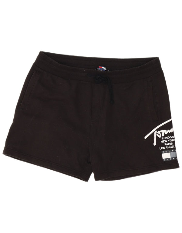 Tommy Hilfiger Herren Graphic Sport Shorts XL Schwarz Baumwolle