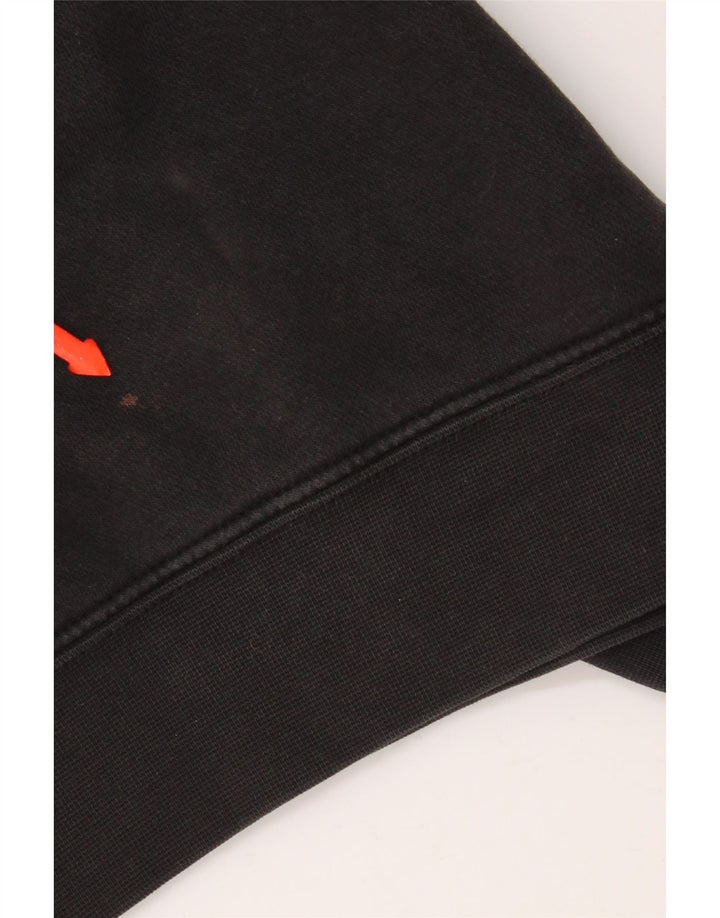 Nike Herren-Kapuzenpullover mit Grafik, mittelschwarz, Baumwolle