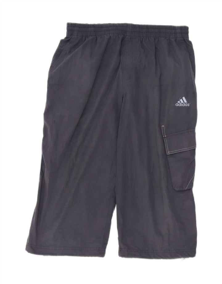 Adidas Herren Bermuda Sport Shorts Small Marineblau Polyester