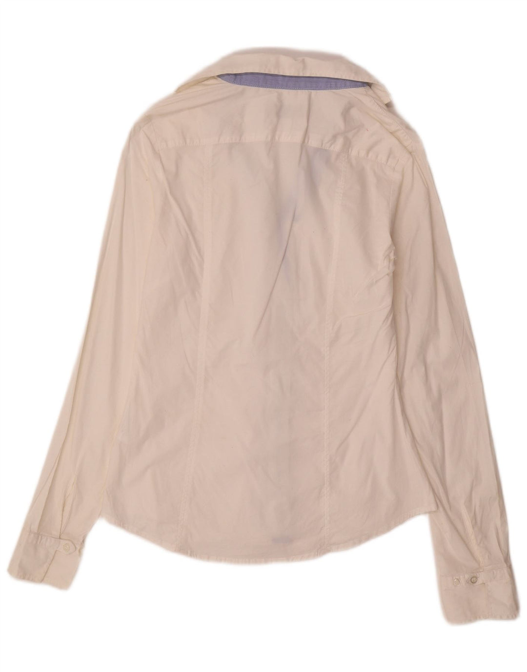 Dack's Damen-Hemd UK 12 aus mittelweißer Baumwolle