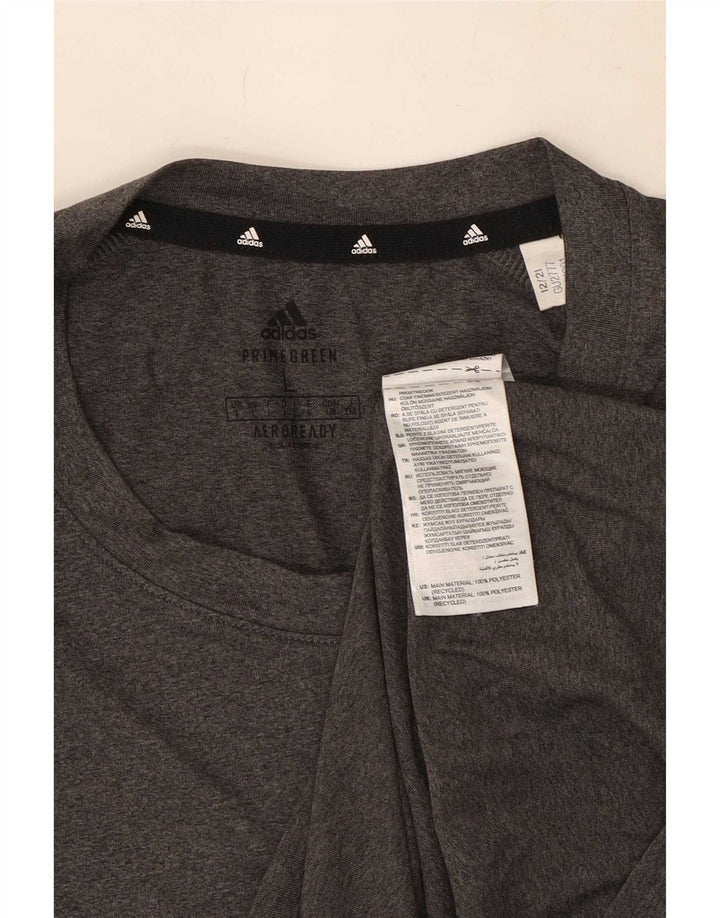 Adidas Herren Aeroready T-Shirt Top Large Grau Polyester