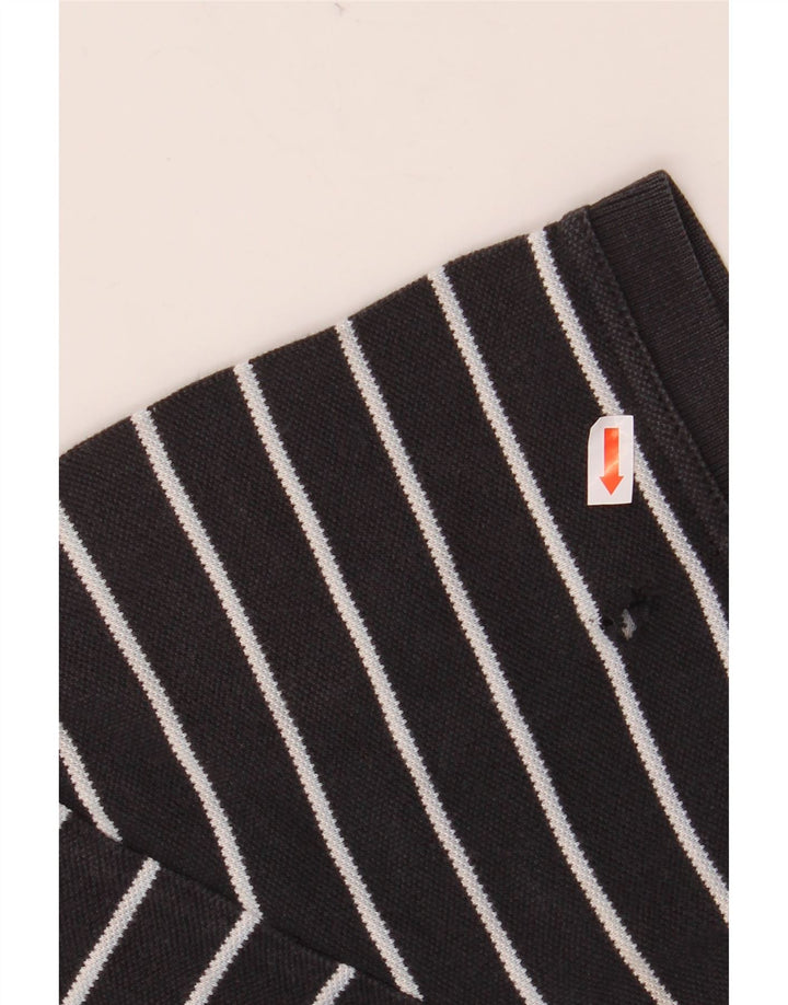 TOMMY HILFIGER Herren Poloshirt Mittelschwarz gestreift Baumwolle