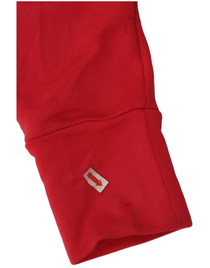 ADIDAS Damen Trainingsanzug Top Jacke UK 10 Small Pink Polyester