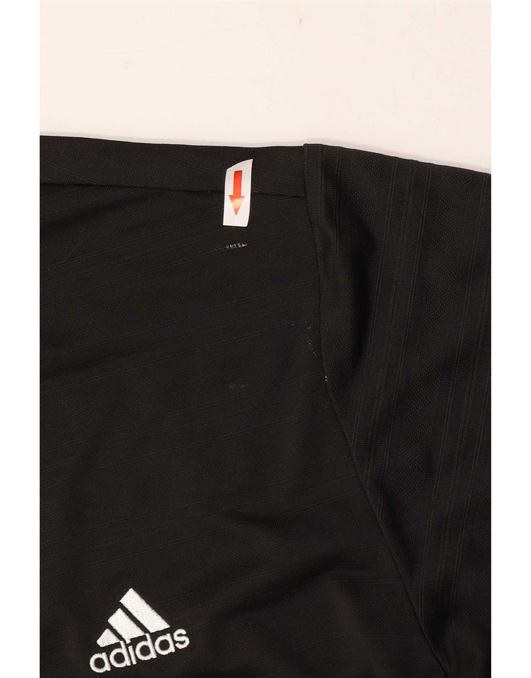 Adidas Herren-Poloshirt, groß, schwarz gestreift, Polyester