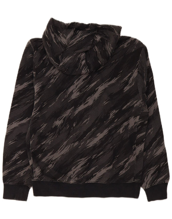 Nike Herren Kapuzenpullover XS Grau Camouflage Baumwolle