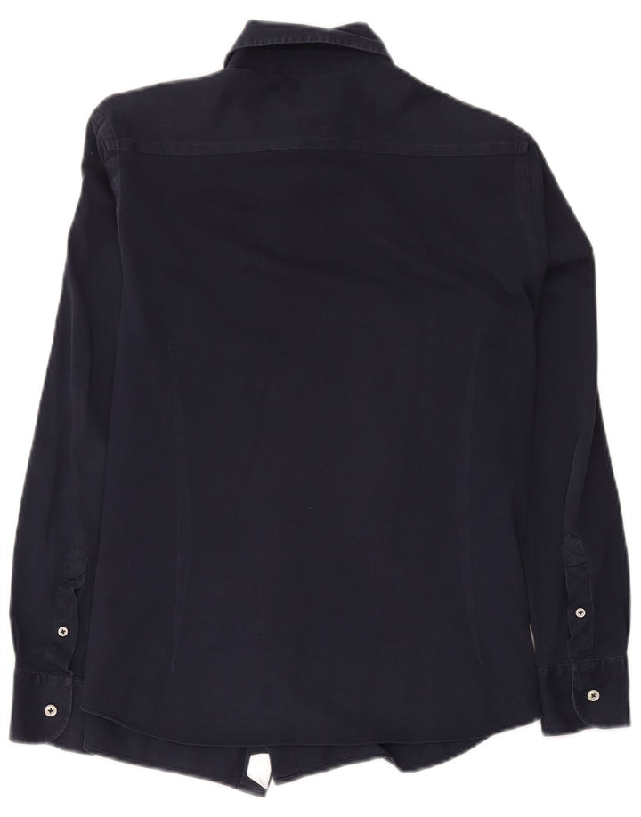 Massimo Dutti Herrenhemd Medium Marineblau
