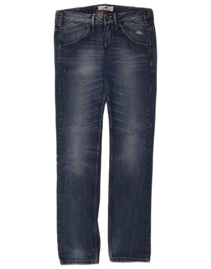 Fornarina Damen Slim Jeans W28 L33 Blaue Baumwolle