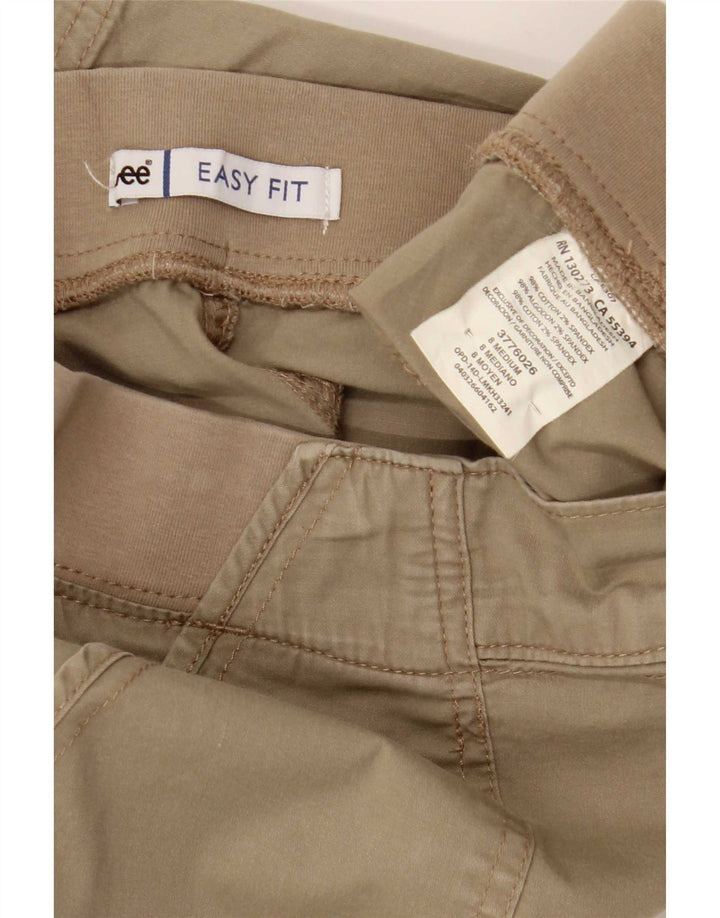 Lee Damen Cargoshorts US 8 Medium W32 Khaki Baumwolle