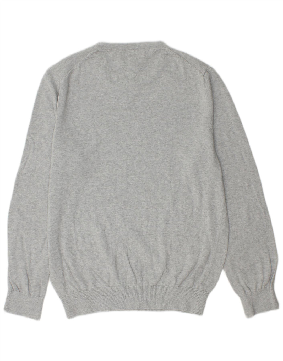 TOMMY HILFIGER Mens Crew Neck Jumper Sweater Medium Grey