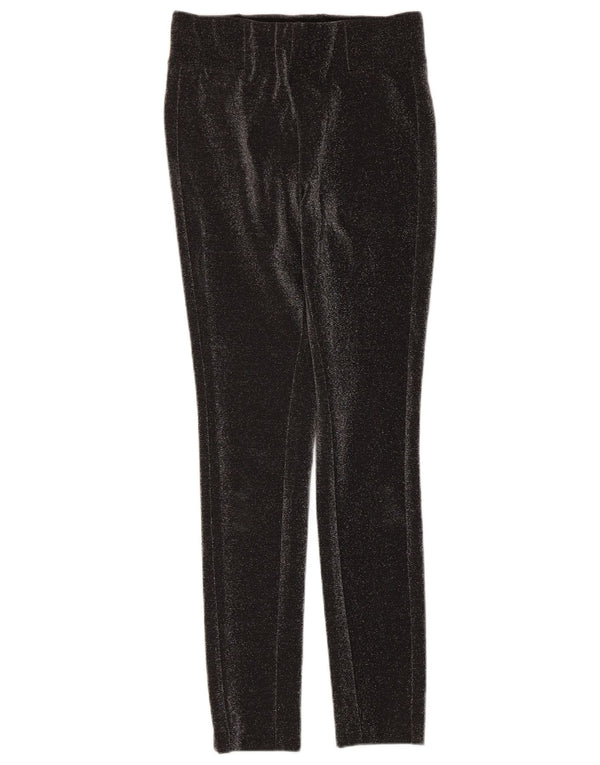 Marks & Spencer Damen Leggings UK 8 Small Schwarz gefleckt
