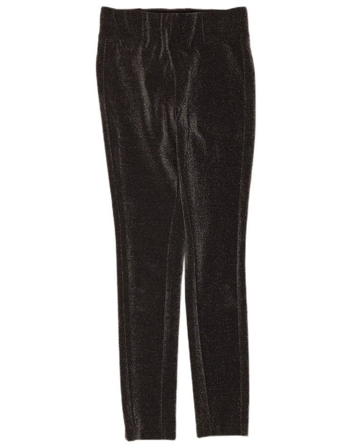 Marks & Spencer Damen Leggings UK 8 Small Schwarz gefleckt