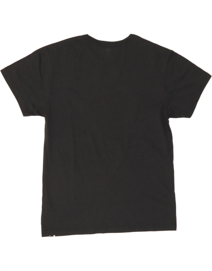 HURLEY Mens Graphic T-Shirt Top Medium Black Cotton Vintage Hurley and Second-Hand Hurley from Messina Hembry 