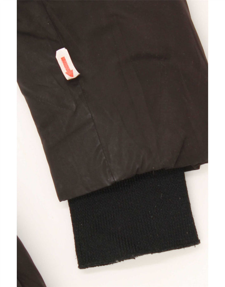 Zara Damen Kapuzenmantel, gepolstert, UK 14, Mittelschwarz, Polyester