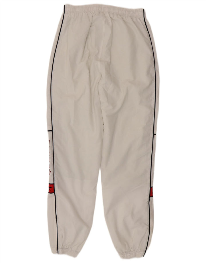 Reebok Herren-Trainingsanzug mit Grafik, Jogginghose, Größe S, Weiß, Polyester