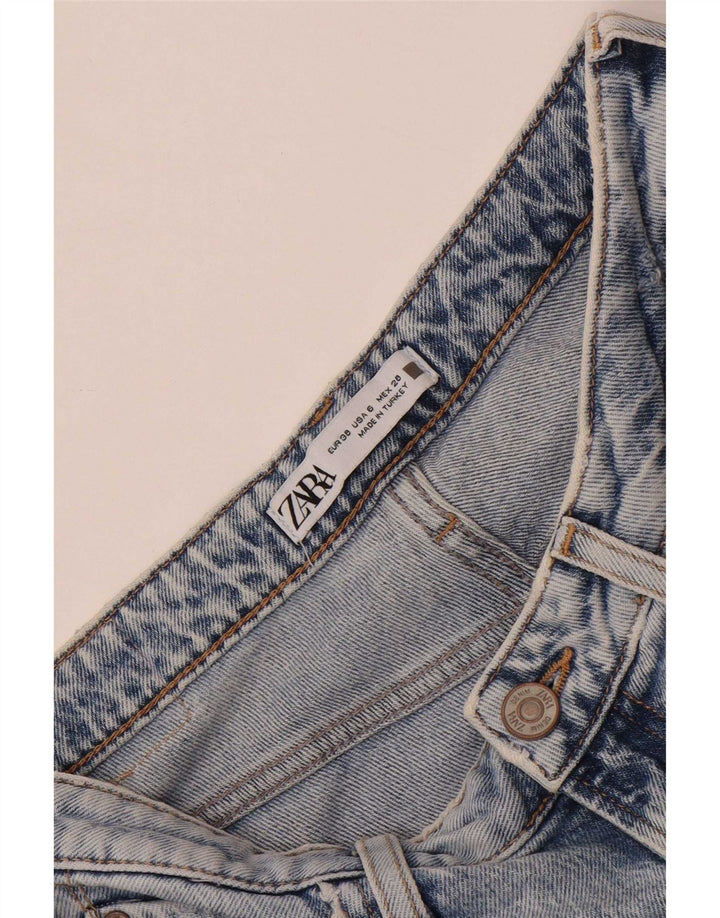 Zara Damen Slim Jeans EU 38 Small W28 L34 Blau